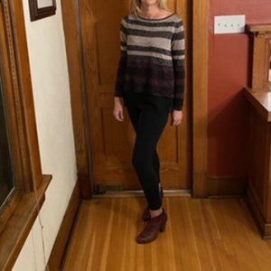 Perfect for the holidays!  Sparkly metallic thread tunic